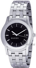 Gucci G Chrono Steel Black Dial