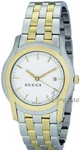 Gucci G Chrono Steel/Gold White Dial