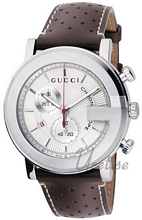 Gucci G Chrono Steel Silver Dial