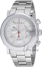 Gucci G Chrono Steel Silver Dial