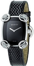 Gucci Horsebit Steel Black Dial