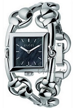 Gucci Signoria Medium Steel MOP, Black Dial