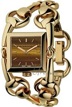 Gucci Signoria Medium Yellow Gold Brown Dial