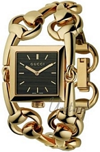 Gucci Signoria Medium Yellow Gold Black Dial