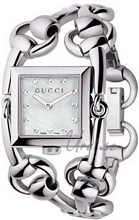 Gucci Signoria Medium Steel MOP, White Dial