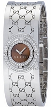 Gucci Twirl Small Steel Brown Dial