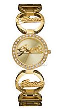 Guess Scripted Gold Dial Bracelet Guess Scripted Gold Dial Bracelet