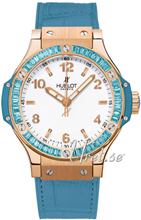 Hublot Tutti Frutti Gold Valkoinen/Nahka Ø38 mm Hublot Tutti Frutti Gold Valkoinen/Nahka Ø38 mm