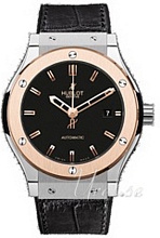 Hublot Classic Fusion 38 mm Musta/Nahka Ø38 mm Hublot Classic Fusion 38 mm Musta/Nahka Ø38 mm