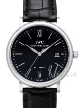 IWC Portofino Black Dial Croco Strap IWC Portofino Black Dial Croco Strap