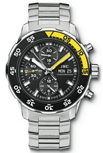IWC Aquatimer Chronograph Black Dial Bracelet