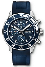 IWC Aquatimer Chronograph Blue Dial Rubber