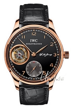 IWC Portuguese Tourbillon Black Dial Rose Gold