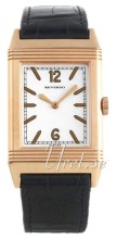 Jaeger LeCoultre Reverso Grande Silver Dial Leather