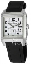 Jaeger LeCoultre Reverso Squadra Hometime � Silver Dial Steel �
