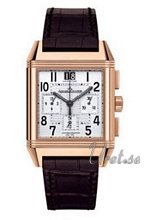 Jaeger LeCoultre Reverso Squadra Chronograph GMT � Silver Dial R