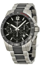 Longines Conquest Musta/Keraaminen �41 mm