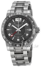 Longines Admiral Grey Dial Ceramic/Steel Bracelet Longines Admiral Grey Dial Ceramic/Steel Bracelet