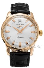 Longines Heritage Silver Dial Croco Strap