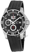 Longines HydroConquest Chronograph Automatic Black Dial Rubber S Longines HydroConquest Chronograph Automatic Black Dial Rubber S
