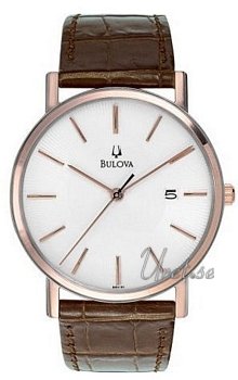 Bulova Straps Gold Tone White Dial Bulova Straps Gold Tone White Dial