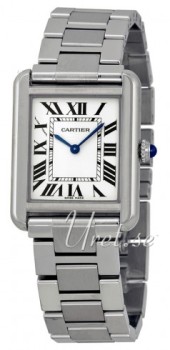 Cartier Tank Solo Silver Dial Bracelet Cartier Tank Solo Silver Dial Bracelet