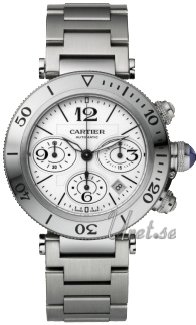 Cartier Pasha Seatimer Steel Silver Dial