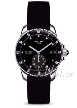 Certina DS First Lady Ceramic Small Second Musta/Kumi Ø34.8 mm Certina DS First Lady Ceramic Small Second Musta/Kumi Ø34.8 mm
