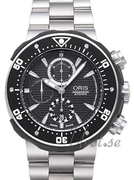 Oris Prodiver Chronograph Titanium Black Dial