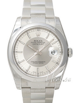 Rolex Datejust Silver Dial Oysterlock Bracelet