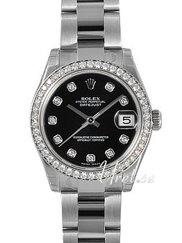 Rolex Datejust Midsize Black Dial Bracelet Rolex Datejust Midsize Black Dial Bracelet
