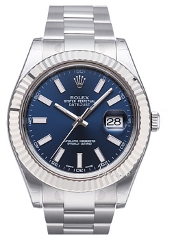 Rolex Datejust II Blue Dial Oyster Bracelet