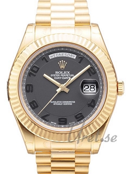 Rolex Day-Date II Black Dial