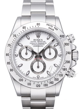 Rolex Daytona White Dial Steel Oysterlock Bracelet Rolex Daytona White Dial Steel Oysterlock Bracelet