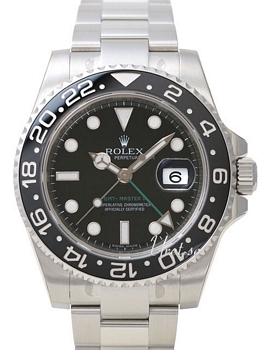 Rolex GMT Master II Black Dial Oysterlock Bracelet