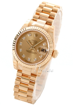 Rolex Lady Datejust Champagne Diamond Dial President Bracelet Rolex Lady Datejust Champagne Diamond Dial President Bracelet