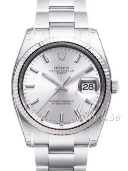 Rolex Perpetual Date Silver Dial Oyster Bracelet