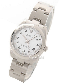Rolex Perpetual White Dial Oyster Bracelet Midsize