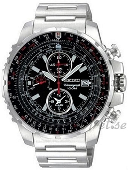 Seiko Chronograph Black Dial Bracelet Seiko Chronograph Black Dial Bracelet