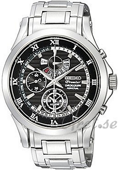 Seiko Premier Black Dial Bracelet