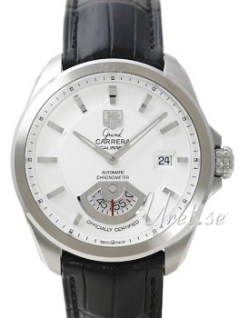 TAG Heuer Grand Carrera White Dial Black Leather TAG Heuer Grand Carrera White Dial Black Leather