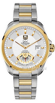 TAG Heuer Grand Carrera Silver Dial Two Tone
