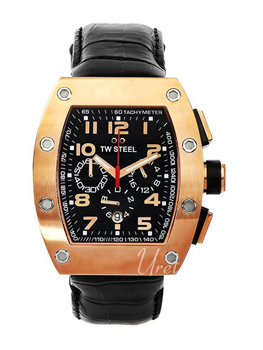 TW Steel Ceo Tonneau Black Dial Leather Strap TW Steel Ceo Tonneau Black Dial Leather Strap