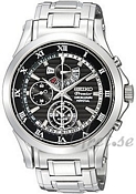 Seiko Premier Black Dial Bracelet