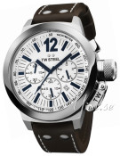 TW Steel Ceo Canteen White Dial Leather Strap TW Steel Ceo Canteen White Dial Leather Strap