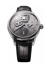 Maurice Lacroix Masterpiece Regulateur Roue Carree Harmaa/Nahka Maurice Lacroix Masterpiece Regulateur Roue Carree Harmaa/Nahka