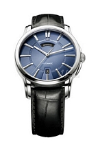 Maurice Lacroix Pontos Jours Date Sininen/Nahka �40 mm
