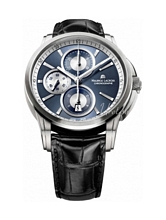 Maurice Lacroix Pontos Chronographe Sininen/Nahka �43 mm