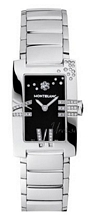 Montblanc Profile Lady Elegance Diamonds Steel Black Dial