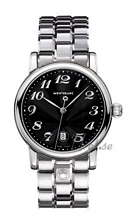 Montblanc Star Quartz Steel Black Dial